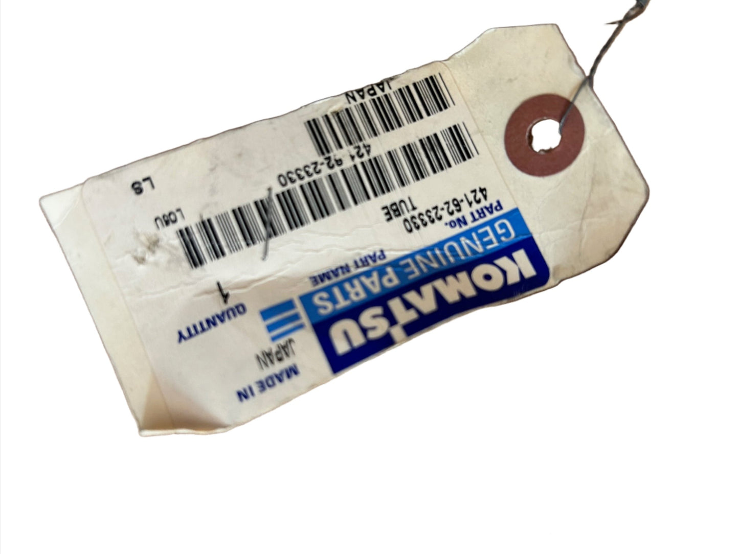 Komatsu: Genuine OEM Factory Original, Tube - Part # 421-62-23330