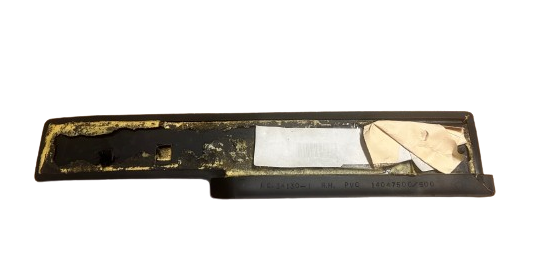 New OEM 1984–1987 Chevrolet Corvette Floor Rail Pad – Passenger Side (Right), Gray – Part # 14047500