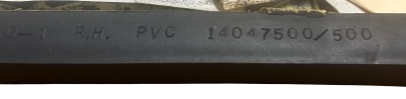 New OEM 1984–1987 Chevrolet Corvette Floor Rail Pad – Passenger Side (Right), Gray – Part # 14047500