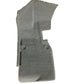 New OEM 1998-2000 Corvette Passenger Right Carpet Rear Trim Panel Pewter, Part # 10409823