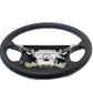 New OEM 1995-1999 Mitsubishi Eclipse Black/Graphite Vinyl Steering Wheel, Part # MR171456