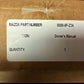 Mazda : Genuine OEM Factory Original, Owners Manual - Part # 00008FZ24