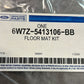 New OEM 2006-2010 Ford Crown Victoria Floor Contour Mats, Part # 6W7Z-5413106-BB