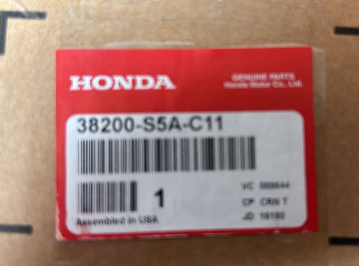 New OEM 2001-2002 Honda Civic Sedan Fuse Box Assembly, Part # 38200-S5A-C11