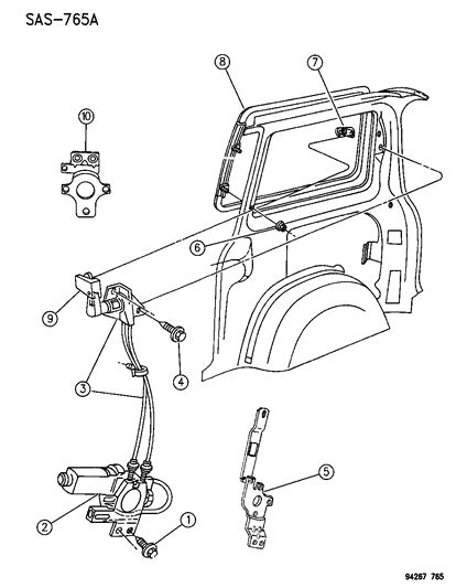 Motor Assembly , Right