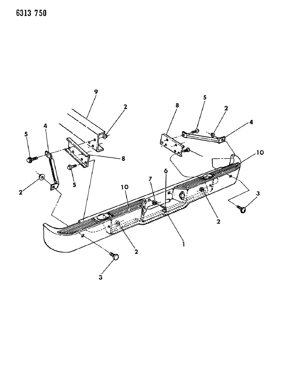 Step Pad, Rear Bumper, Right