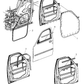 Weatherstrip Front Door Mounted