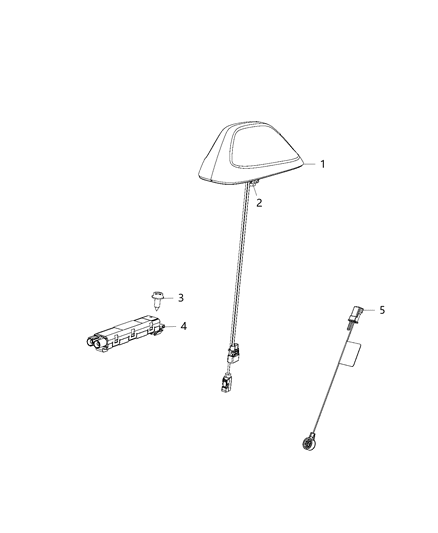 New 2014 Fits Chrysler Grand Cherokee Body-Base Cable And Bracket - Part # 5LQ48KGZAA