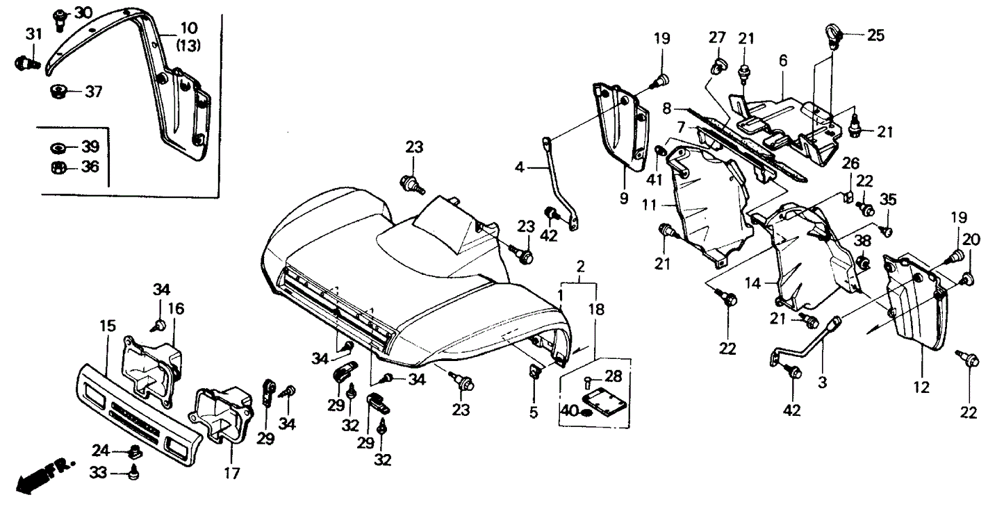 Cover, R. Headlight