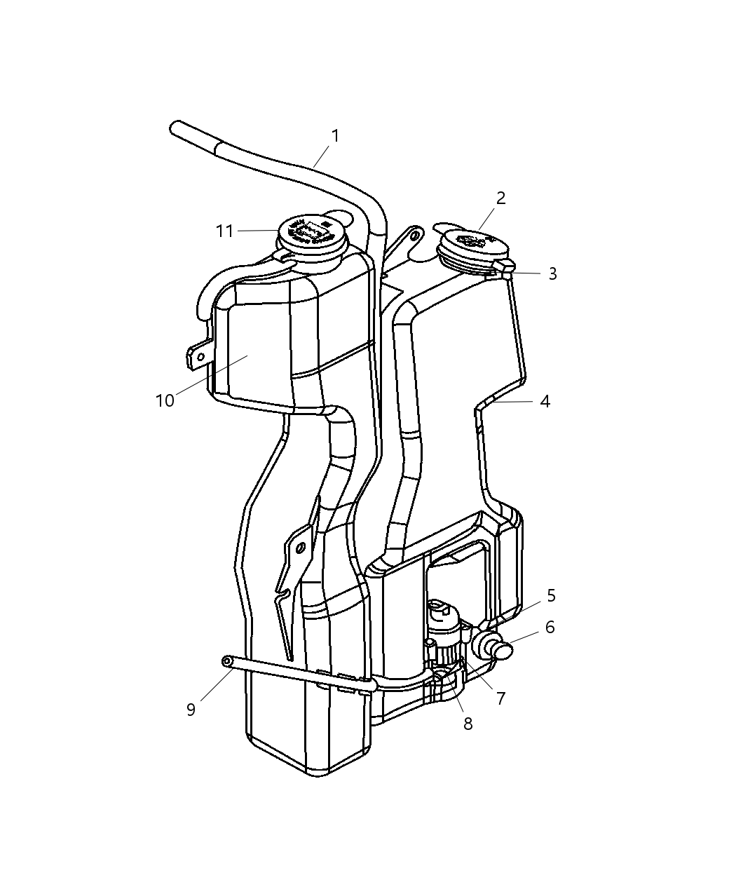 Grommet Windshield Washer Pump