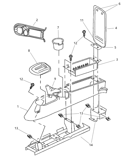 Bezel Console Prndl