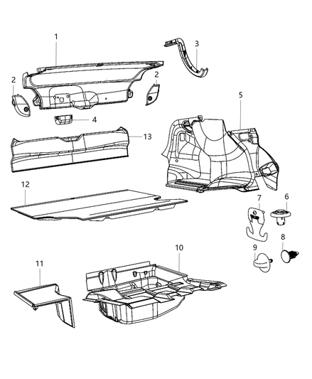 Carpet Luggage Compartment