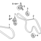 Belt Tensioner Bolt