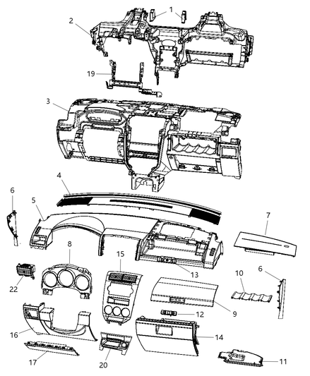 Reinforcement Instrument Panel
