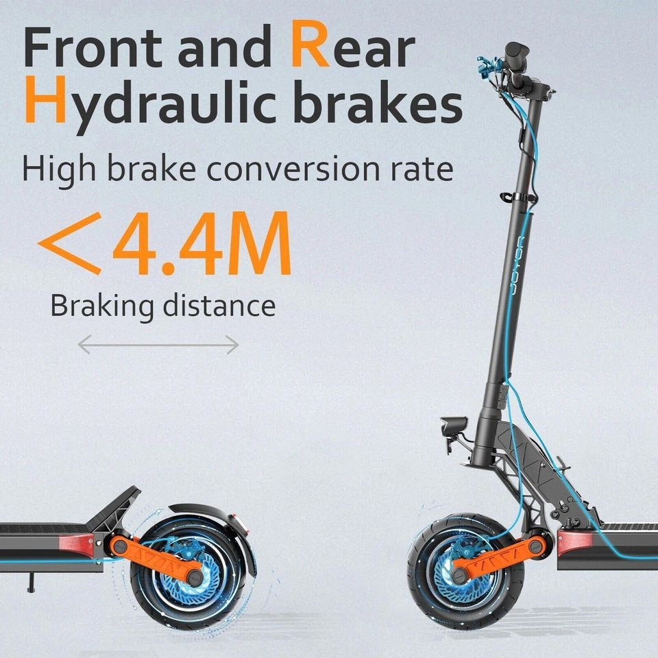 JOYOR S10S Powerful Electric Scooter 2000W Dual Motor E Scooter 10 inch tires