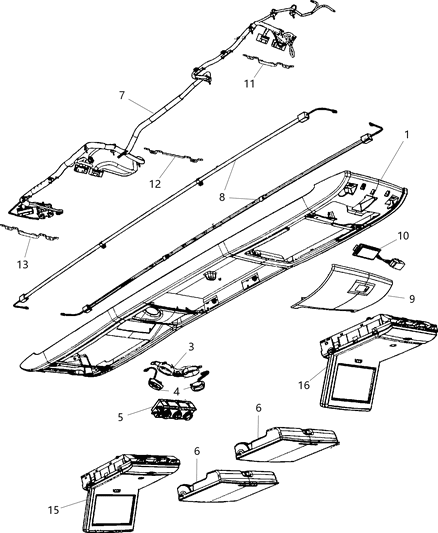 Cover Overhead Console