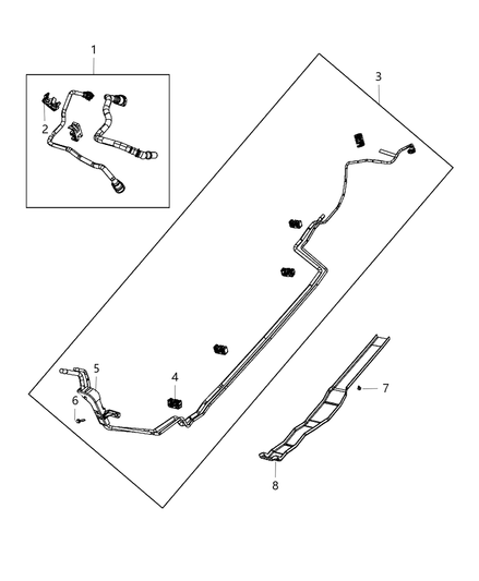 Tube Fuel Supply And Return