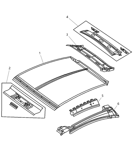 Panel Roof Side Rail Inner