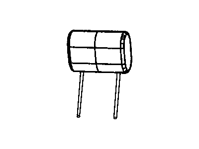 New 2008-2009 Fits Chrysler Wrangler Headrest-Front - Part # 1KF901D5AA