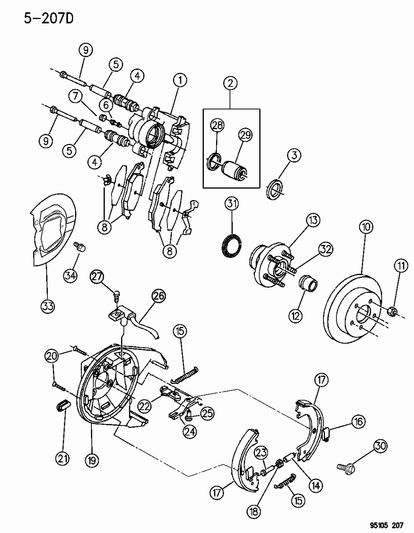 Hub And Bearing Assembly, W/Disc/Disc (Brd) (5 Stud)