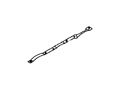 Mopar - 1995 2000 Fits Chrysler Avenger Plate Rear Bumper # - Part # MB934100