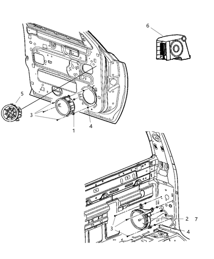 Speaker Rear 6.5