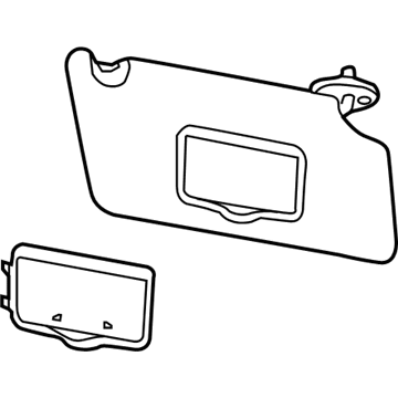 Visor Assy - Sun