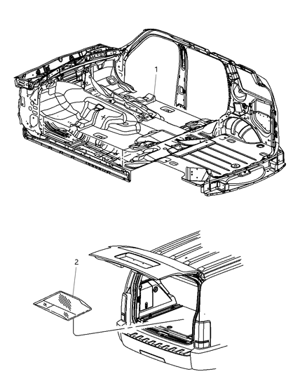 New 2009 Fits Chrysler Liberty Carpet-Front Floor - Part # 1JX47XDVAB