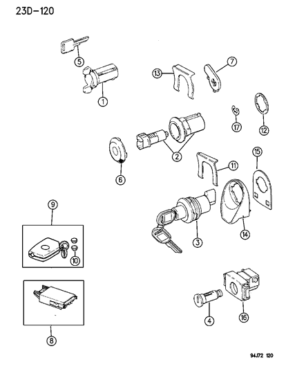 Transmitter, Keyless Entry
