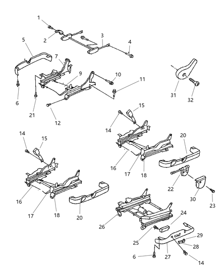 Adjuster Manual Seat