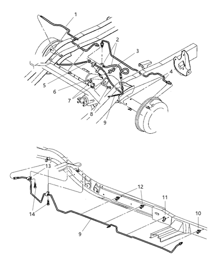 Clip Brake Line