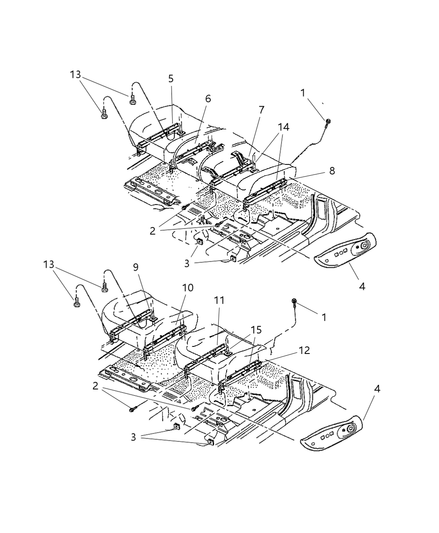 Adjuster Manual Seat 40/20/40 Seat