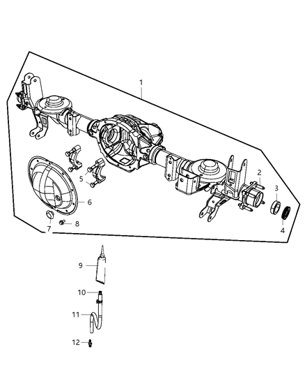 Housing Rear Axle