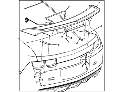 Spoiler Pkg, Rear Compartment