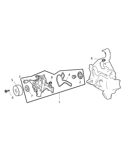 Pulley Water Pump
