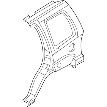 Panel Body Side Aperture Rear Complete