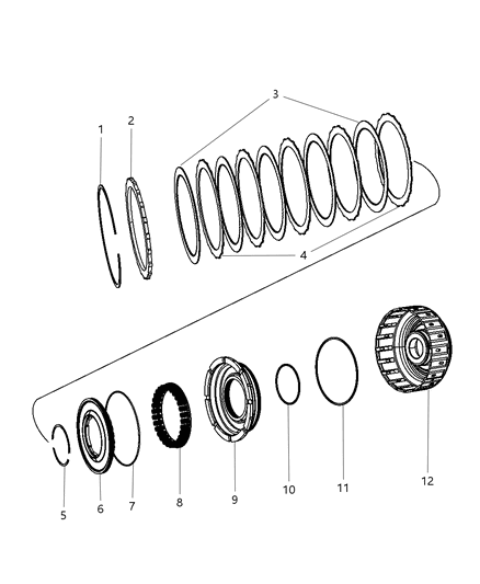 New 2007-2012 Fits Chrysler 3500, 4500, 5500 O Ring - Part # 68019761AA