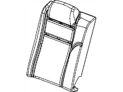 Cover Rear Seat Back Right