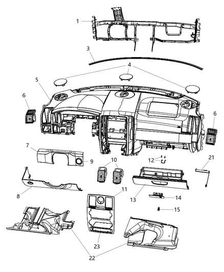 Panel Instrument Panel