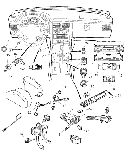 Telescopic Switch Steering Telescopic Switch