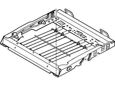 Frame And Spring - Rr Seat Cushion