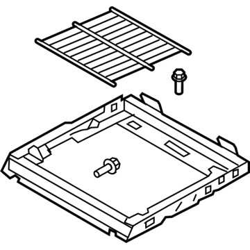 Frame And Spring - Rr Seat Cushion
