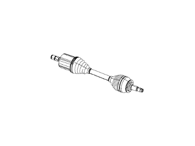 New 2014-2015 Fits Chrysler Grand Cherokee Axle Half Shaft - Part # 52123738AA