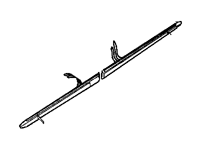 New 2005-2006 Fits Chrysler Sebring Molding-Rear Door - Part # SX15BB8AB