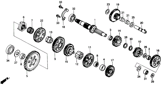 Collar, Countershaft Fourth Spline