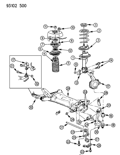Shaft, Frt. Susp. Sway