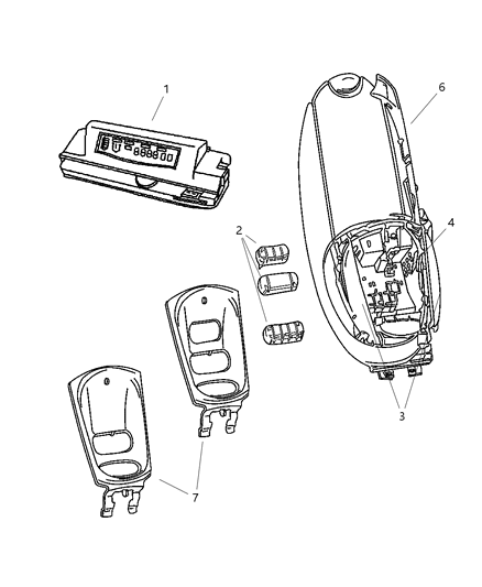 Switch Overhead Console Buttons
