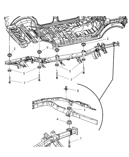 Isolator Frame To Body