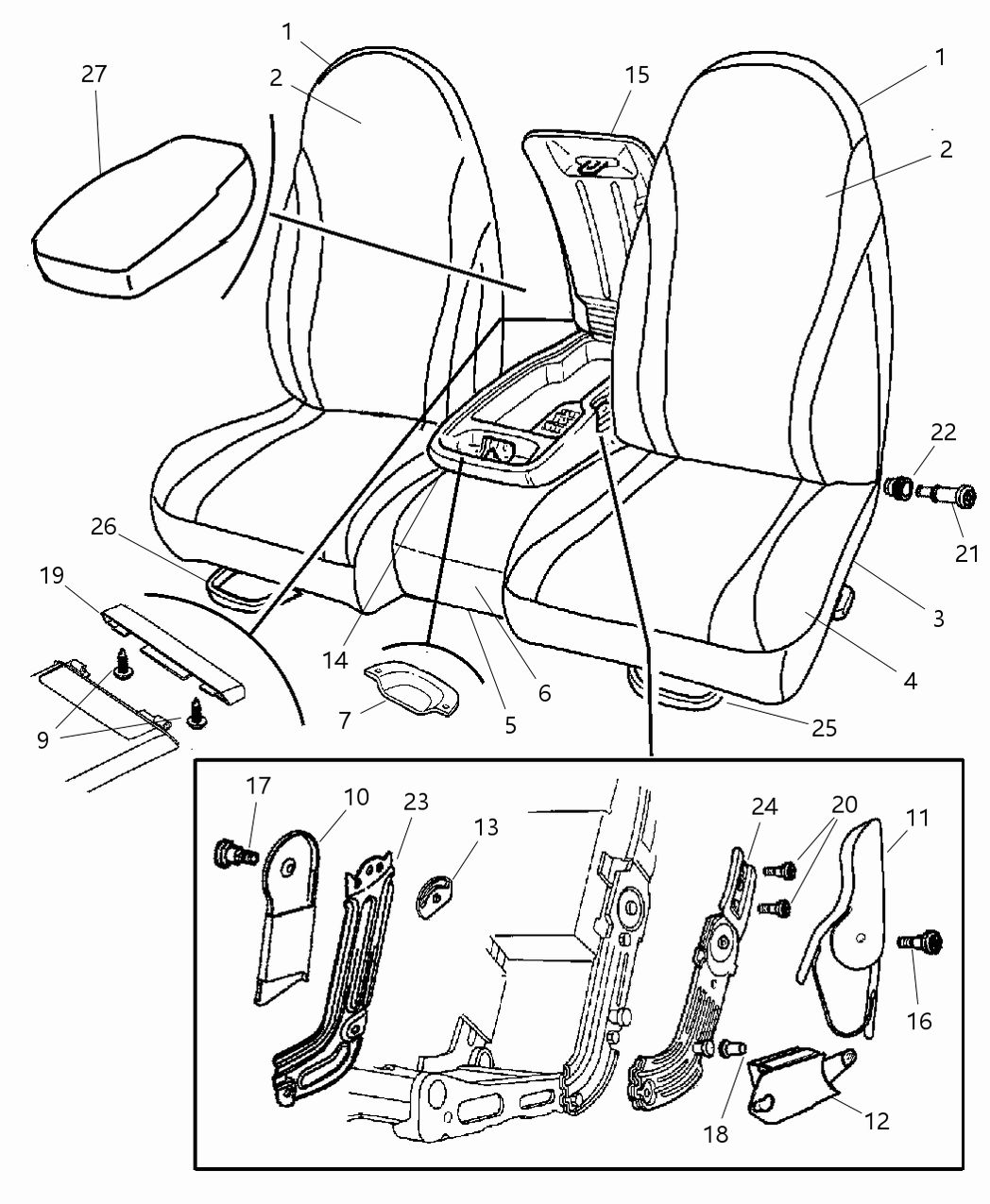 Bezel Armrest