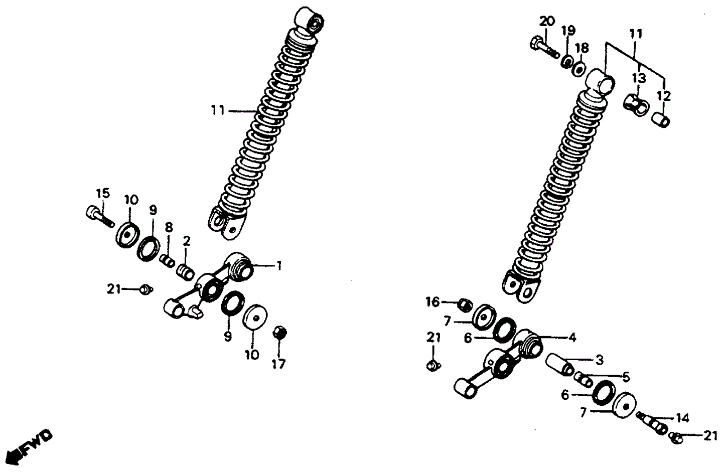 Bolt, Fr. Fork (Lower)